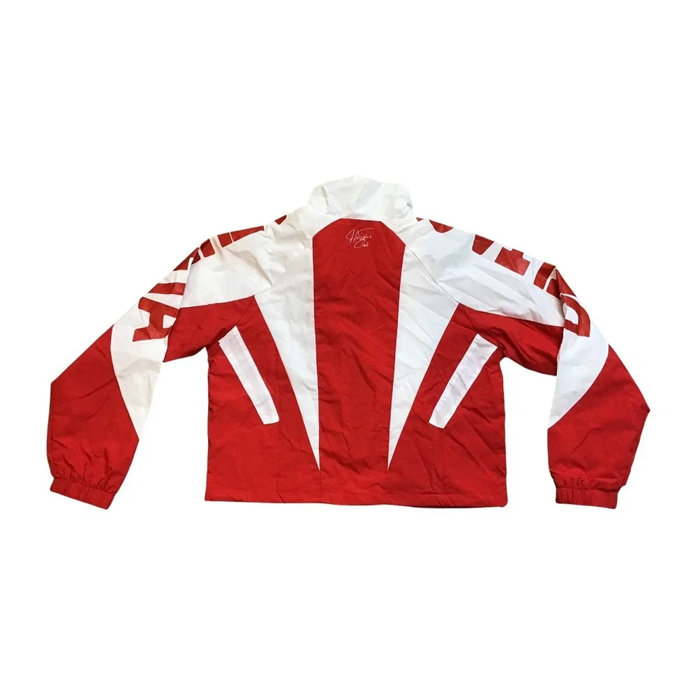 Her Sista's Closet Women's Red 1913 Yard Runner Track Jacket Size M NWT‎